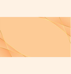 Low Poly Golden Lines Orange Background