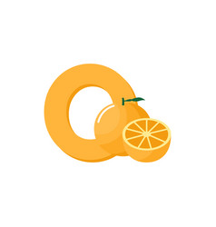 Alphabet Fruits Orange Clip Art