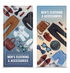 Men Accessories Vertical Banner Set