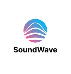 Sound Wave Ocean Logo