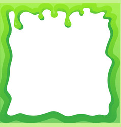 Slime Frame Background Liquid Blob Paint Drip