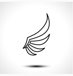 Wing Line Icon