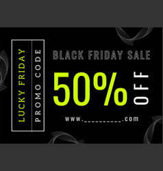 Lucky Friday Black Friday Sale Offer Design