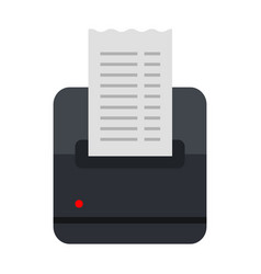 Fiscal Registrar Flat Icon Isolated