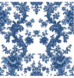 Toile De Jouy Vintage Floral Seamless Pattern 12