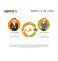 Two Options Cycle Slide Template