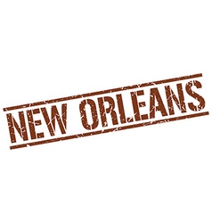 New Orleans Brown Square Stamp