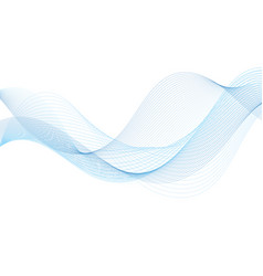 Graphic Abstract Light Waves Royalty Free Vector Image