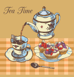 Teapot And Cup English Tea