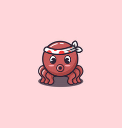 Cute Octopus Doodle Cartoon