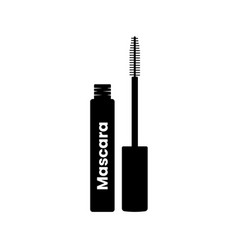 Mascara Silhouette Black And White Icon Design