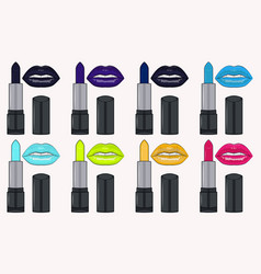 Set Of Womens Lipsticks In Extraordinary Shades