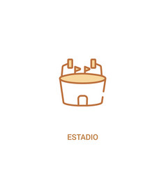 Estadio Concept 2 Colored Icon Simple Line