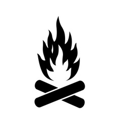 Simple Campfire Symbol