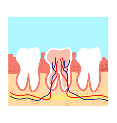 Dental Care Concept Flat Style