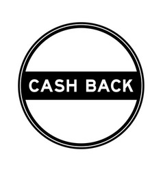 Black Color Round Seal Sticker In Word Cash Back