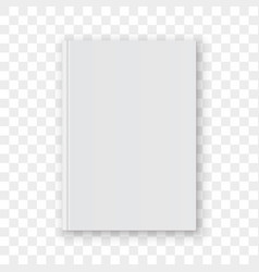 Book Cover Blank White Vertical Design Template