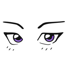 Purple Anime Eyes