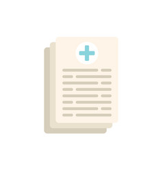 Therapist Papers Icon Flat Physical