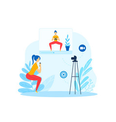 Video Blog Concept Blogger Workout For Vlog