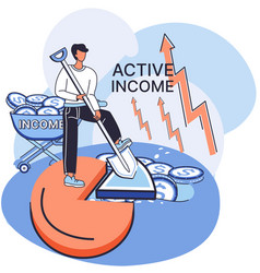 Active Income Getting Salary At Paid Job