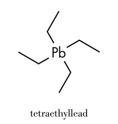 Tetraethyllead Gasoline Octane Booster Molecule