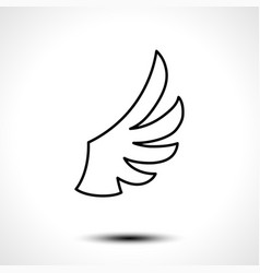 Wing Line Icon