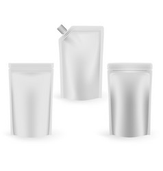 Blank Stand Up Pouches Food Storage Bags - Mockup