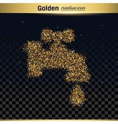 Gold Glitter Icon