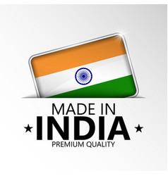 Made In India Graphic And Label