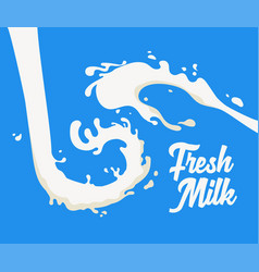 Milk Splashes Background White Yogurt Blot