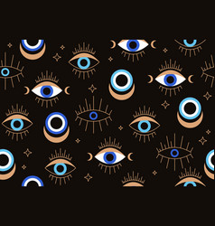 Evil Eye Seamless Pattern