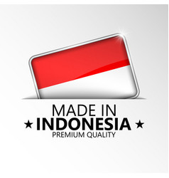 Made In Indonesia Graphic And Label