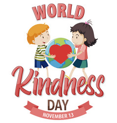 World Kindness Day Logo Concept