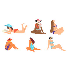 Relaxing Women Beach Design