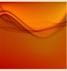 Modern Orange Wavy Background