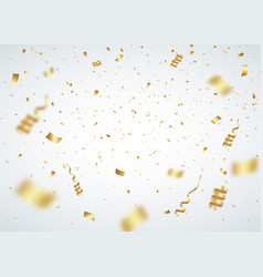 Confetti Overlays Gold Party Celebration