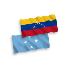 Flags Of Venezuela And Federated States