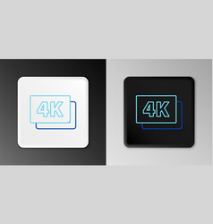 Line 4k Ultra Hd Icon Isolated On Grey Background