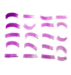 Purple Color Hand Paint Brush Stroke Colors