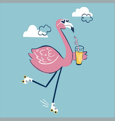 Skating Flamingo