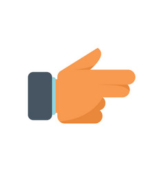 Show Hand Icon Flat Finger Gesture