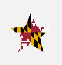 Maryland Usa Star Flag