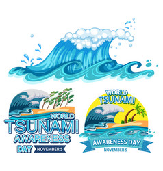 World Tsunami Awareness Day Banner Design