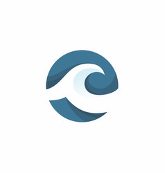 C Abstract Wave Logo Design Wave Icon