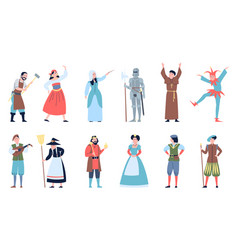 Fairy Tale Characters Medieval Kingdom Citizens