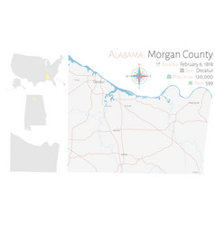 Map Morgan County In Alabama