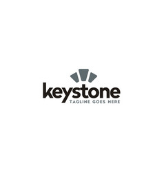 Typography Keystone Lettering Word Mark Logo