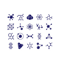 Chemical Icons Molecular Formula Structure