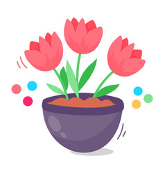 Tulips Pot